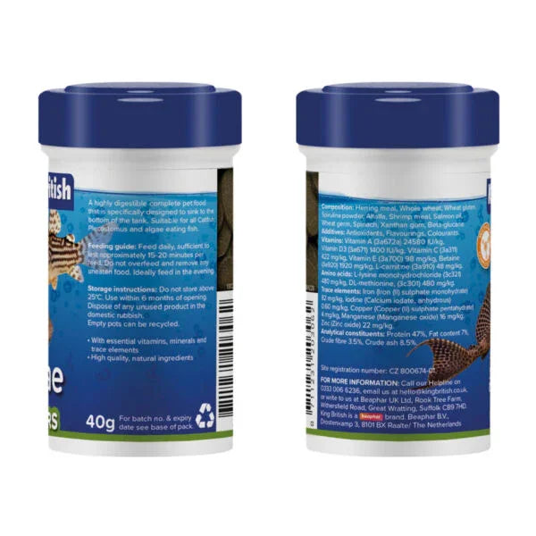 King British Algae Wafers Fish Food