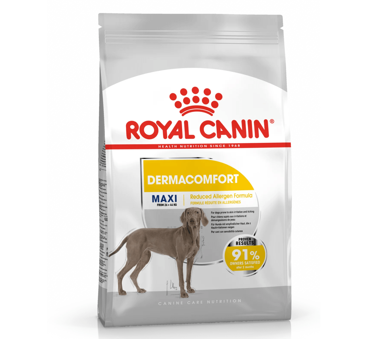 Royal Canin Dermacomfort Maxi Adult and Mature Large Dry Dog Food 12kg