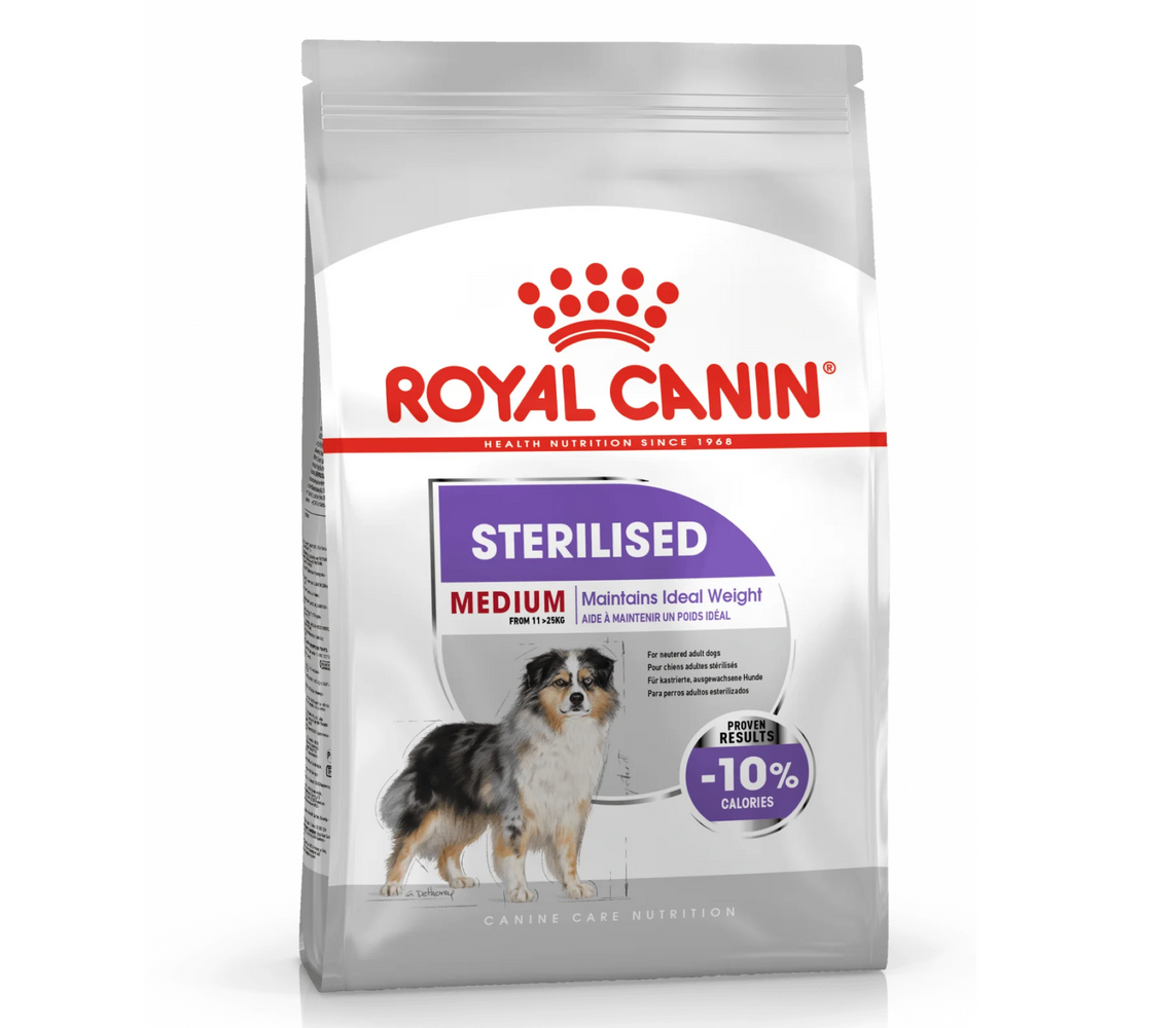 Royal Canin Adult Medium Sterilised Dry Dog Food 12kg