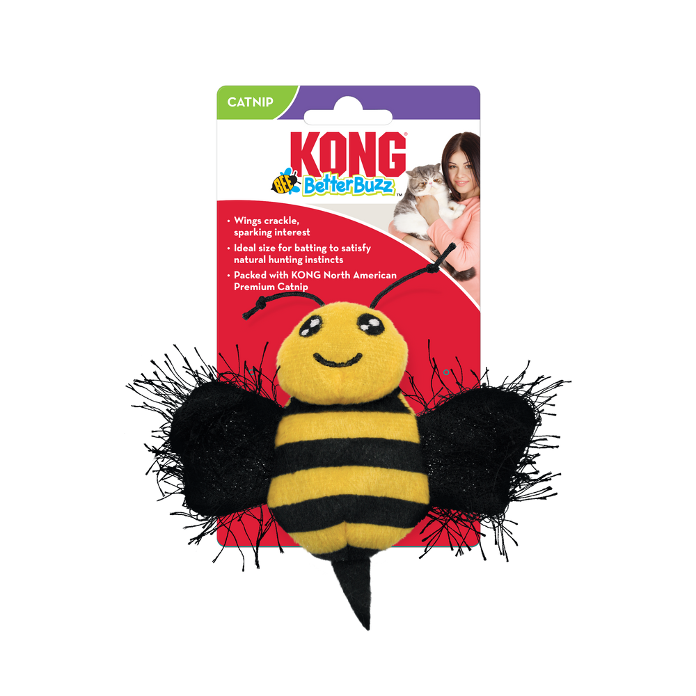 KONG Better Buzz Bee Cat Toy