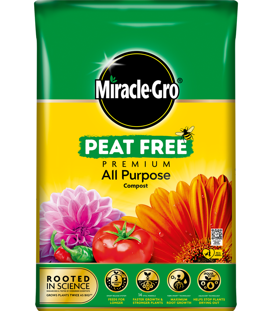 Miracle-Gro Premium Peat Free All-Purpose Compost 40L