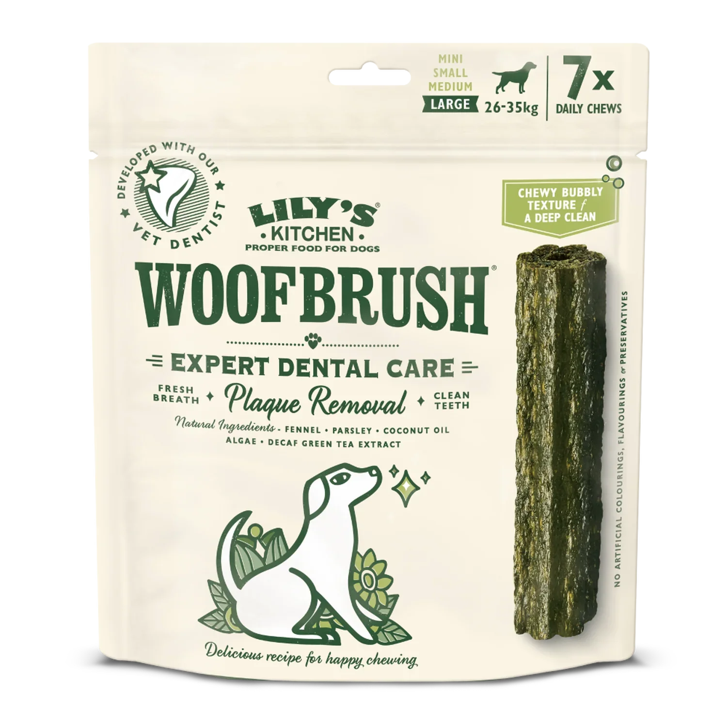Lily's Kitchen Large Woofbrush Dental Chew (multipack) 7 x 47g