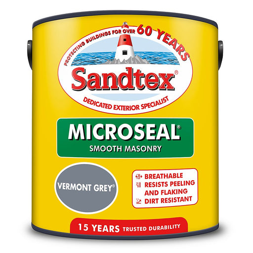 Sandtex Ultra Smooth Masonry Paint Vermont Grey 2.5L