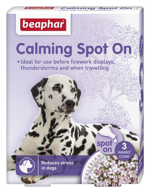 Beaphar Calming Valerian Spot On for Dogs 3 pipettes
