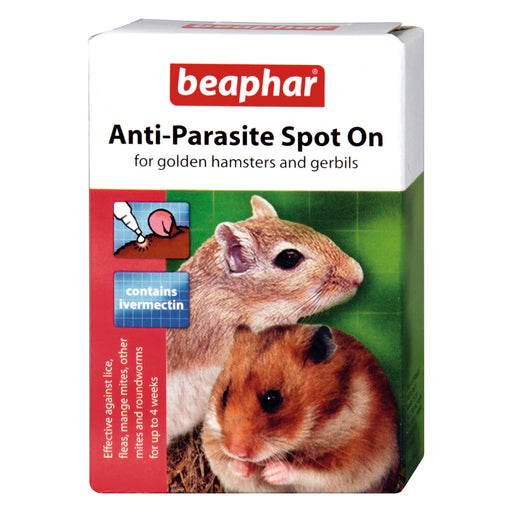 Beaphar Anti-Parasite Spot On for Golden Hamsters & Gerbils 2 pipettes