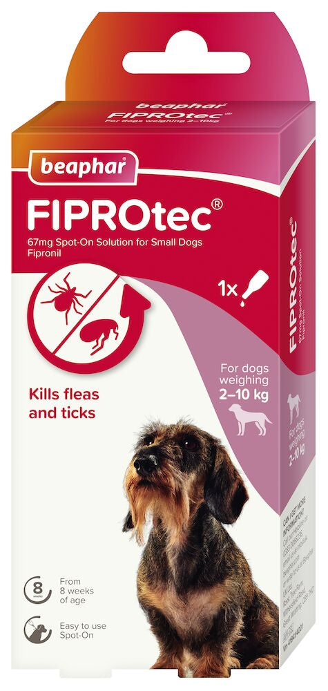 Beaphar FIPROtec Flea & Tick Spot On (2-10kg) 1 pipette