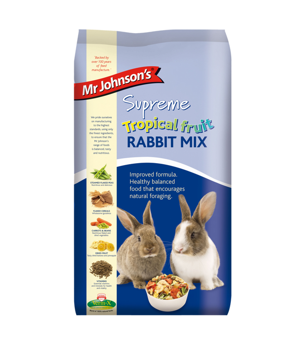 Mr Johnson’s Supreme Tropical Fruit Rabbit Mix Food