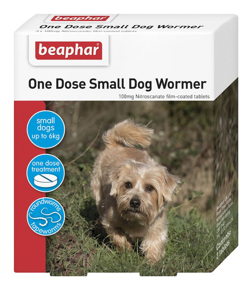 Beaphar One Dose Worming Tablets for Dogs