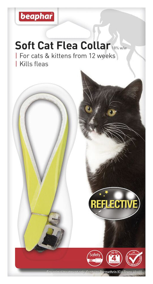 Beaphar Soft Reflective Flea Collar for Cats 30cm