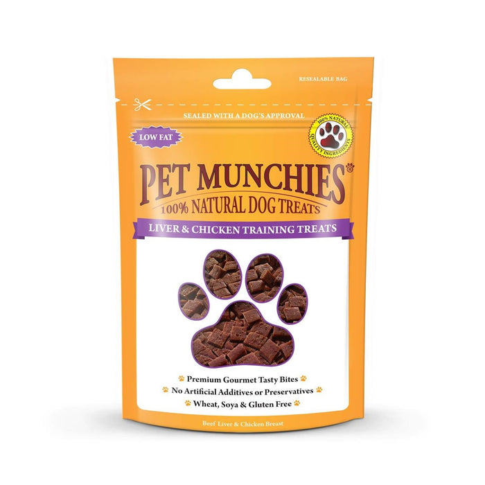 Pet Munchies Liver and Chicken Dog Training Treats 50g