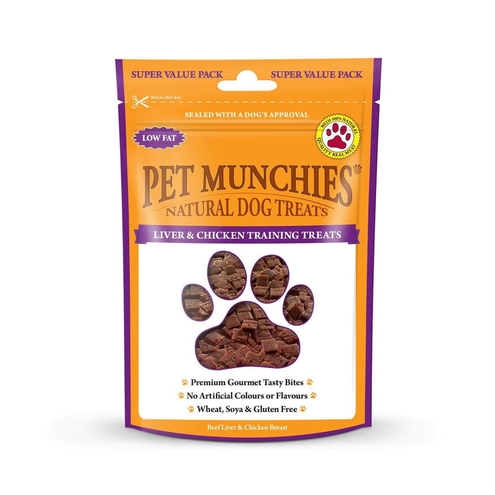 Pet Munchies Liver & Chicken Training Dog Treats 150g