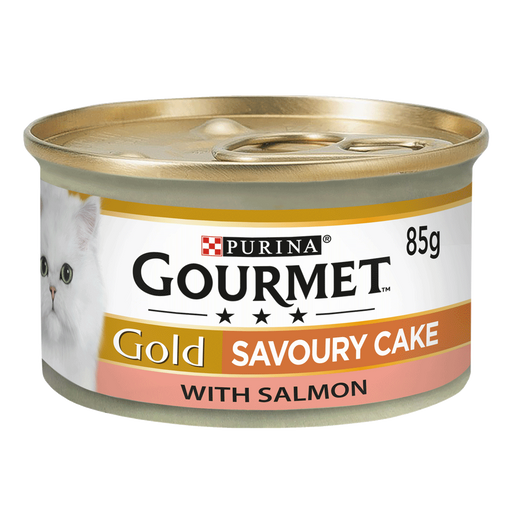 Gourmet Adult Gold Savoury Cake Salmon Wet Cat Food