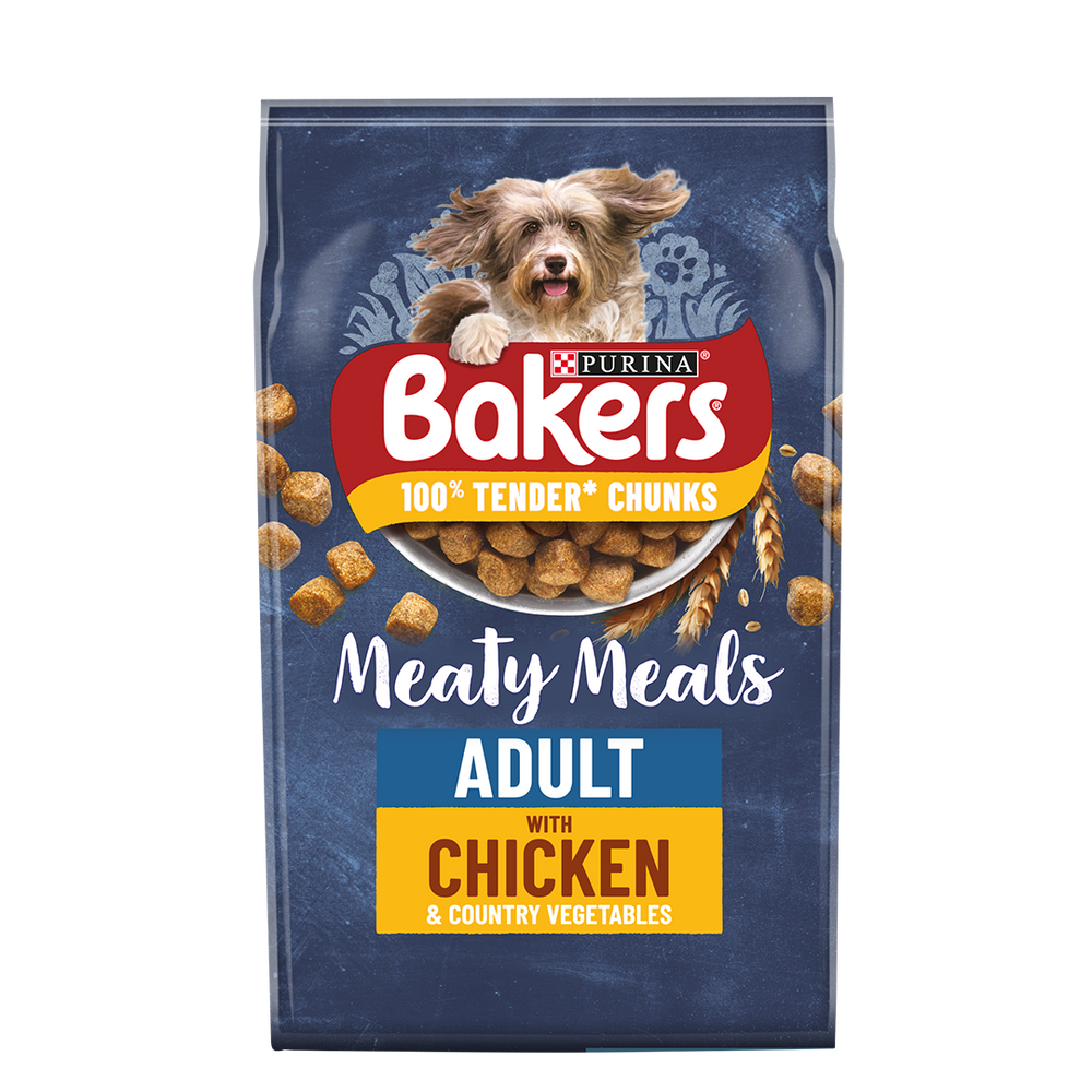 Bakers Adult Meaty Meals Chicken Dry Dog Food