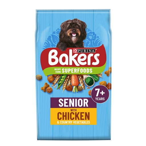 Bakers Senior 7+ Chicken with Vegetables Dry Dog Food