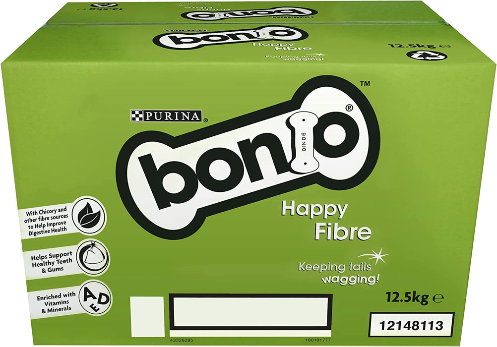 Bonio Happy Fibre Dog Biscuits 12.5kg