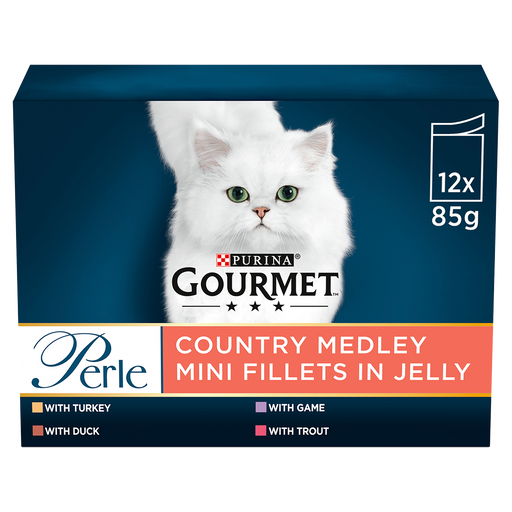 Gourmet Adult Perle Country Medley in Jelly Wet Cat Food
