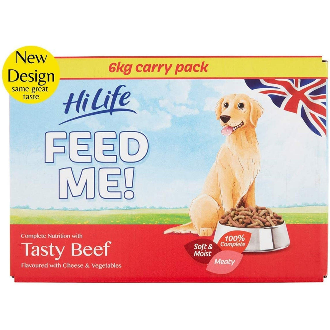 HiLife Feed Me with Tasty Beef Flavoured with Cheese and Vegetables Dry Dog Food