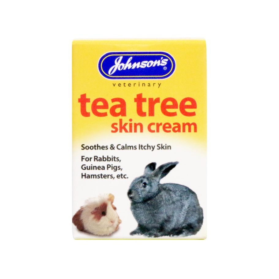 Johnsons Tea Tree Skin Cream for Small Animals 50g
