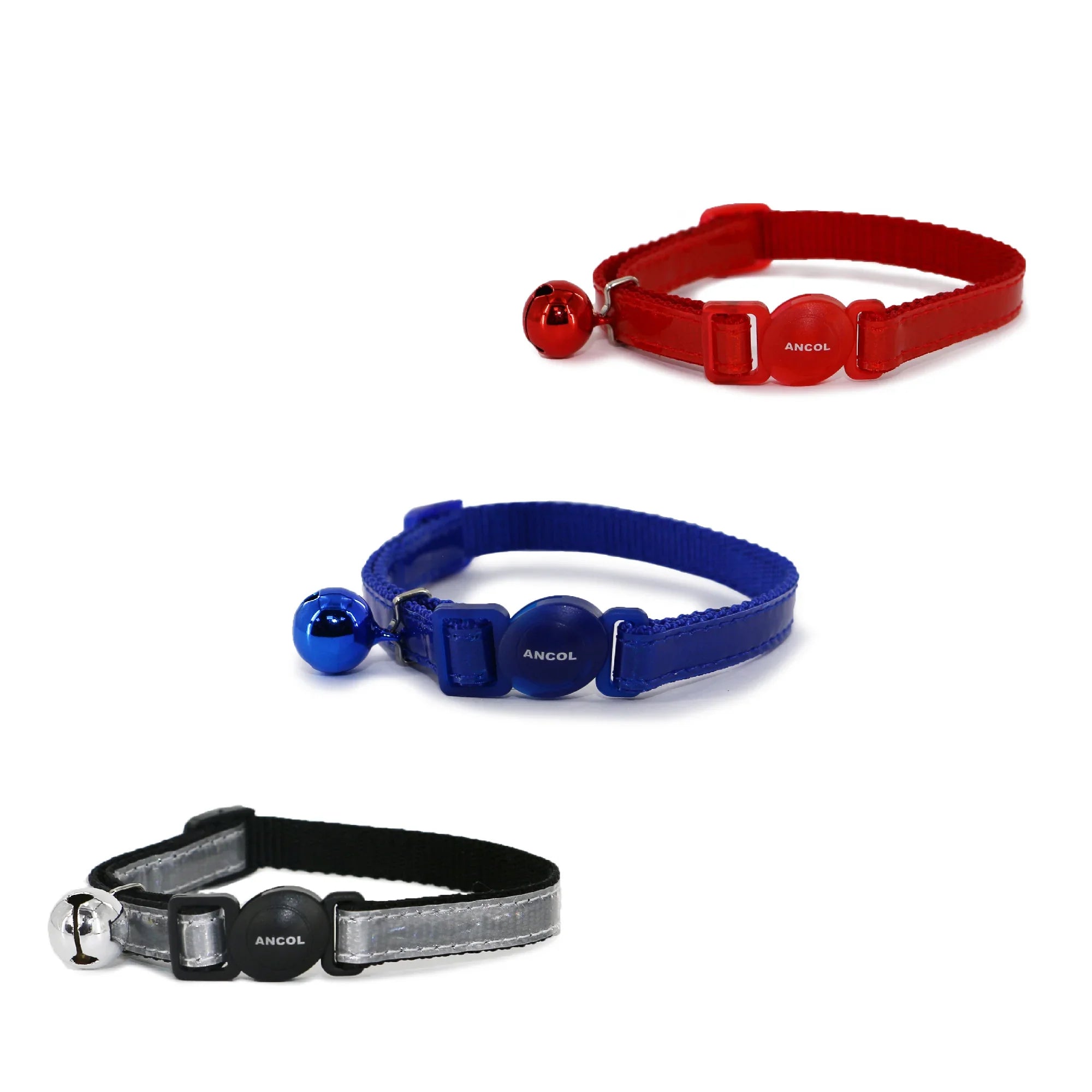 Ancol Gloss Refl Safety Cat Collar