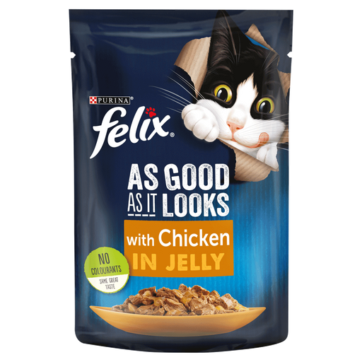 Felix Pouch As Good As it Looks Chicken in Jelly Wet Cat Food