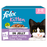 Felix Original Kitten Mixed Selection in Jelly (Beef, Poultry, Trout, Tuna) Wet Cat Food 12 x 100g