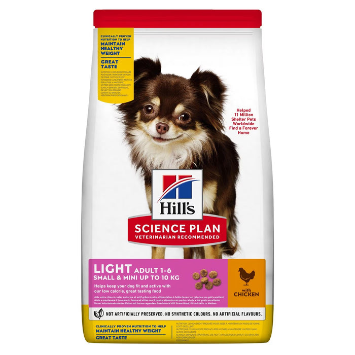 Hill's Science Plan Adult Light Small & Mini with Chicken Dry Dog Food