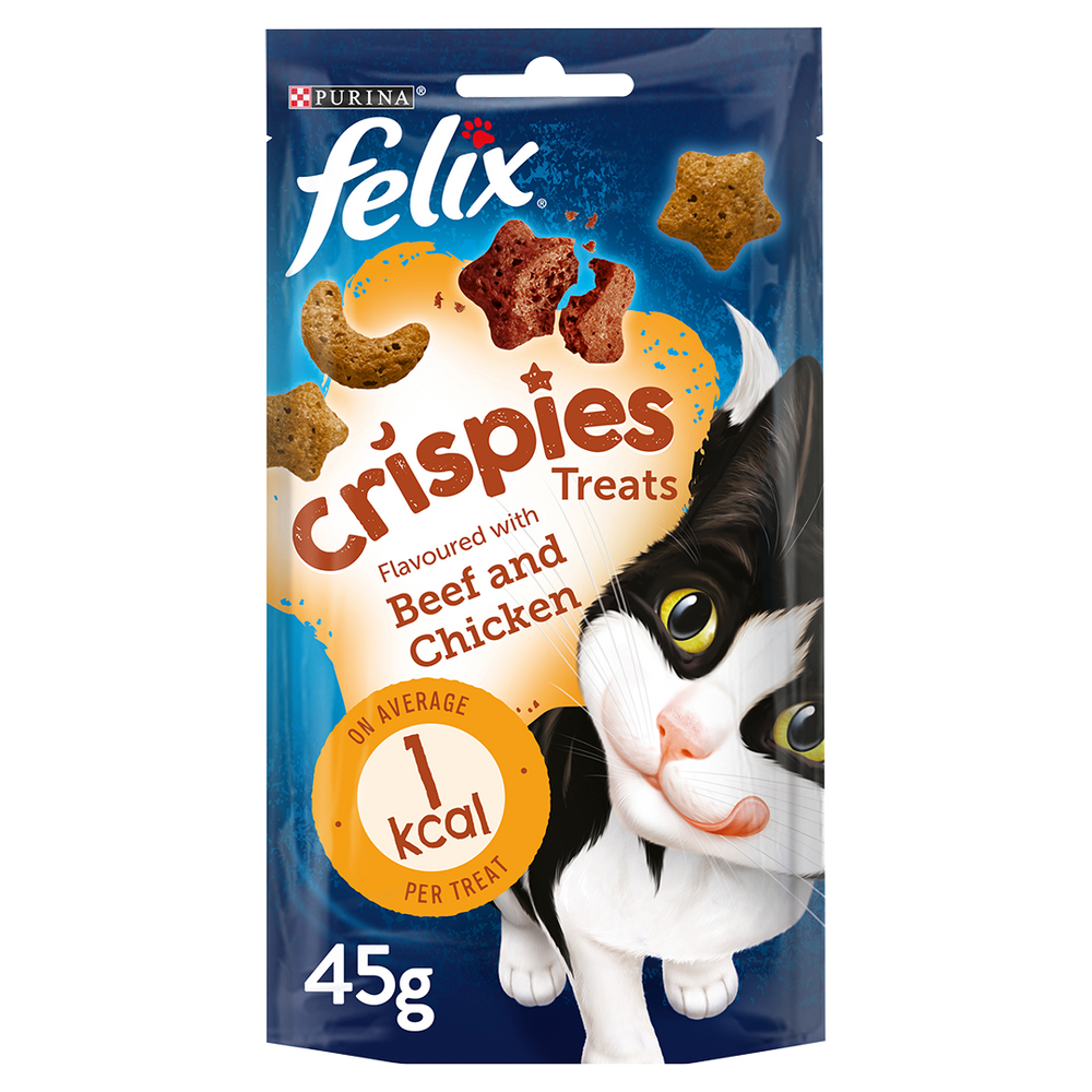 Felix Crispies Beef and Chicken Cat Treats