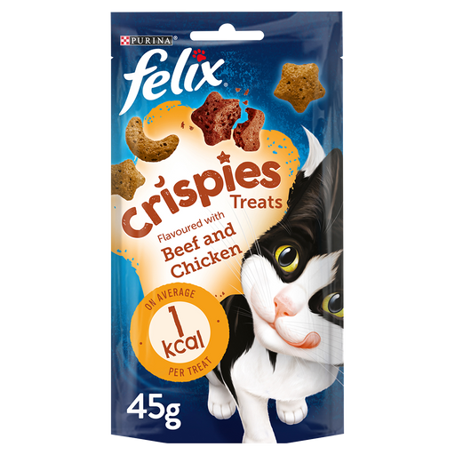 Felix Crispies Beef and Chicken Cat Treats