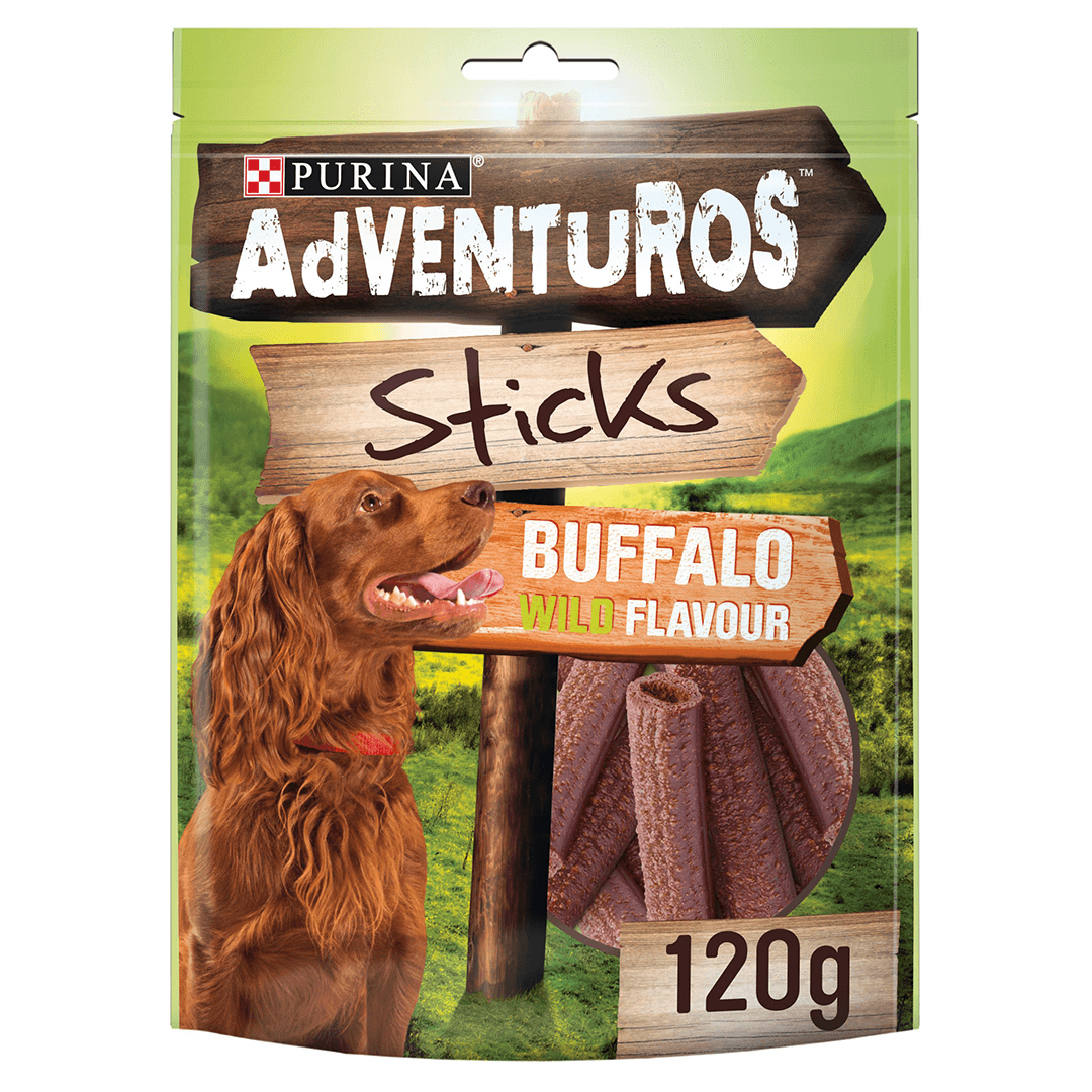 Adventuros Sticks Buffalo Dog Treats 120g
