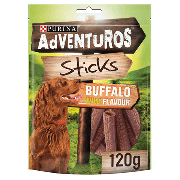 Adventuros Sticks Buffalo Dog Treats 120g
