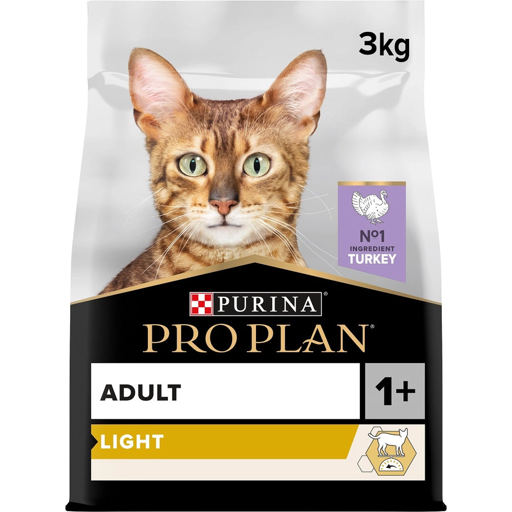 Pro Plan Adult Light Turkey Dry Cat Food 3kg