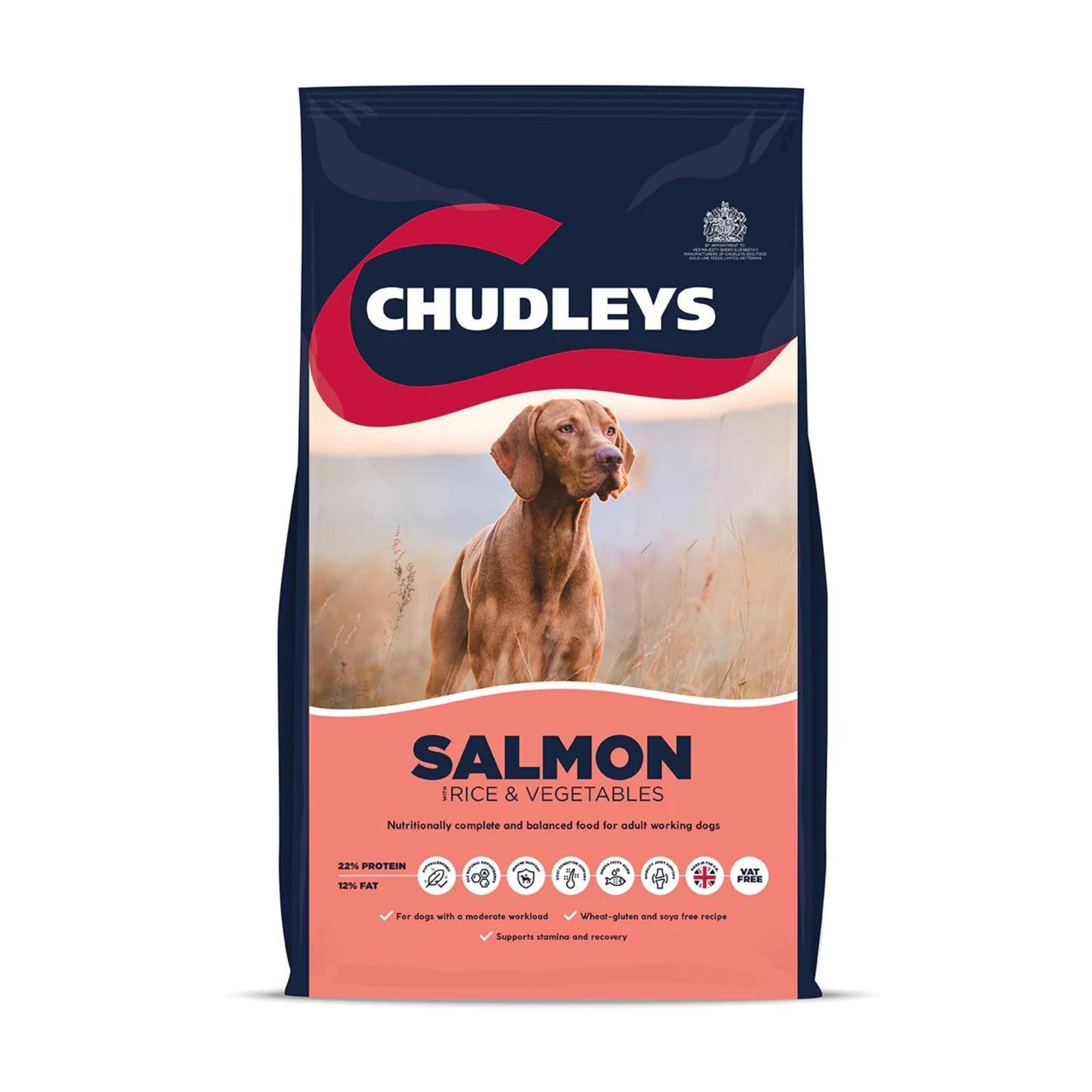 Chudleys Salmon with Rice & Vegetables Dry Dog Food 14kg