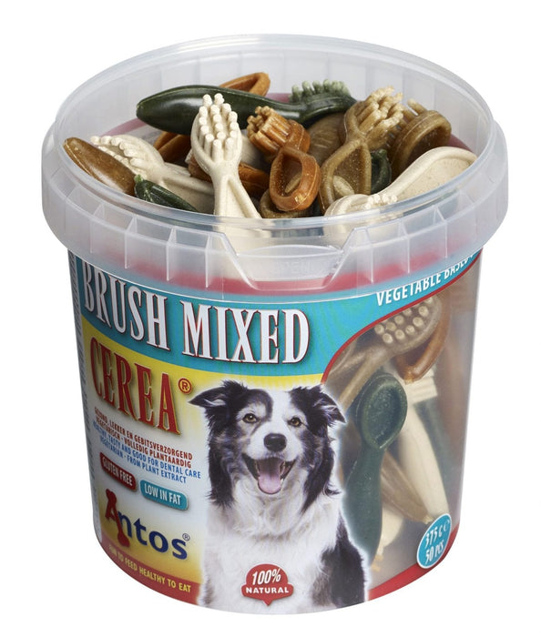 Antos Tubs Mixed Brush Dog Treats 50 pieces (7cm)