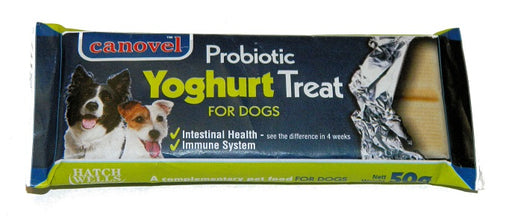 Canovel Probiotic Yoghurt Bar Dog Treat 50g