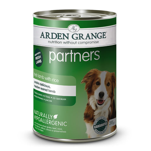 Arden Grange Adult Partners Lamb/Rice & Vegetables Wet Dog Food 6 x 395g