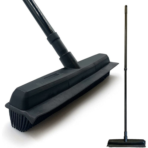 The Dustpan & Brush Rubber Broom with Extending Handle