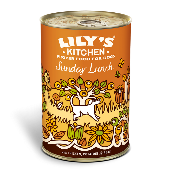 Lily's Kitchen Sunday Lunch Chicken Wet Dog Food 400g