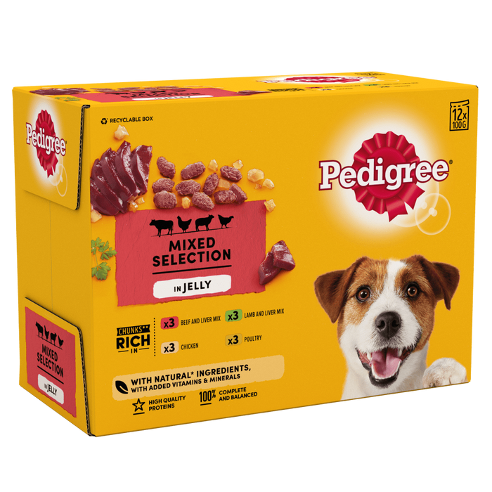 Pedigree Mixed Selection in Jelly Adult Wet Dog Food