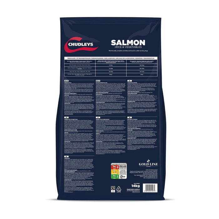 Chudleys Salmon with Rice & Vegetables Dry Dog Food 14kg