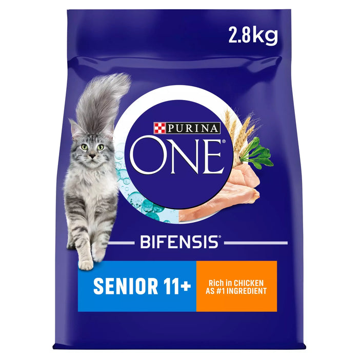 Purina One Senior 11+ Chicken Dry Cat Food 750g