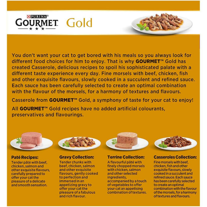 Gourmet Gold Gold Double Delicacies Wet Cat Food 8 x 85g