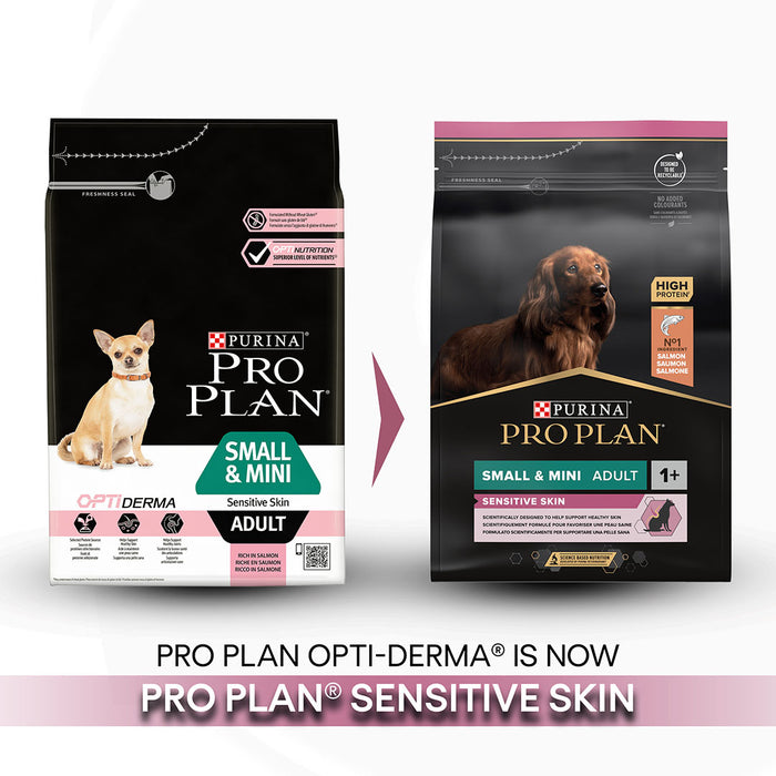 Pro Plan Adult Small and Mini Sensitive Skin Salmon Dry Dog Food 3kg