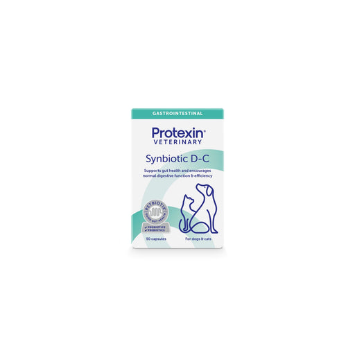 Protexin Veterinary Synbiotic D-C for Dogs & Cats 50 Capsules