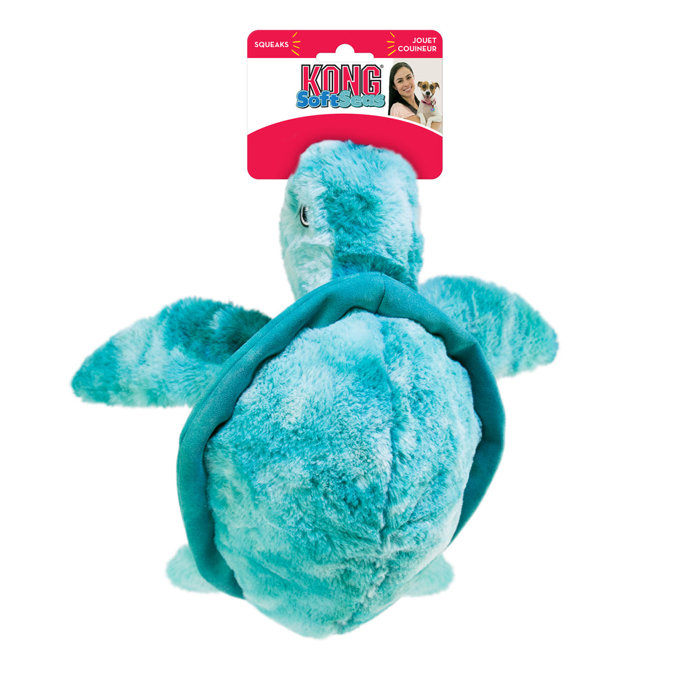 KONG Soft Seas Turtle Dog Toy Large