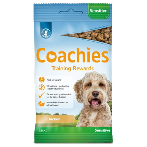 Coachies Adult Chicken Sensitive Training Rewards Dog Treats
