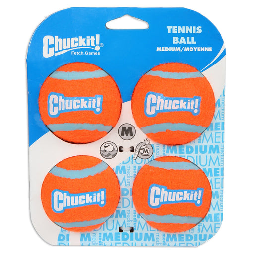 Chuckit! Tennis Ball Medium 6.5cm 4 pack