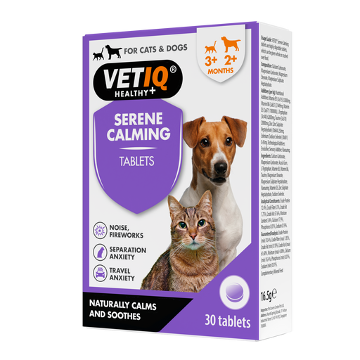 VetIQ Serene UM Calming for Cats & Dogs 30 tablets