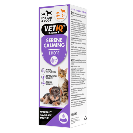 VetIQ Serene UM Drops for Cats & Dogs 100ml