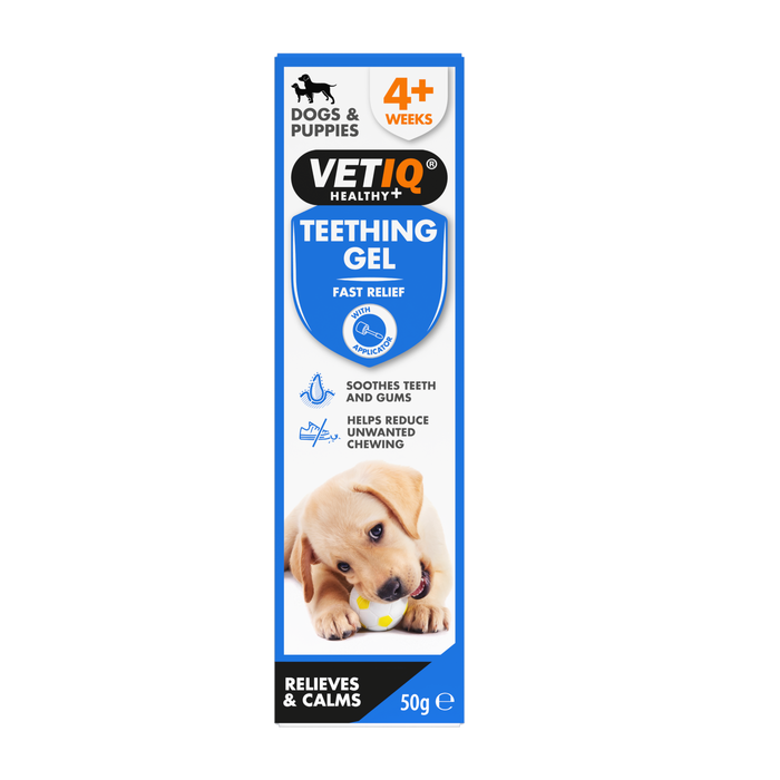 VetiQ Teething Gel for Puppies 50g