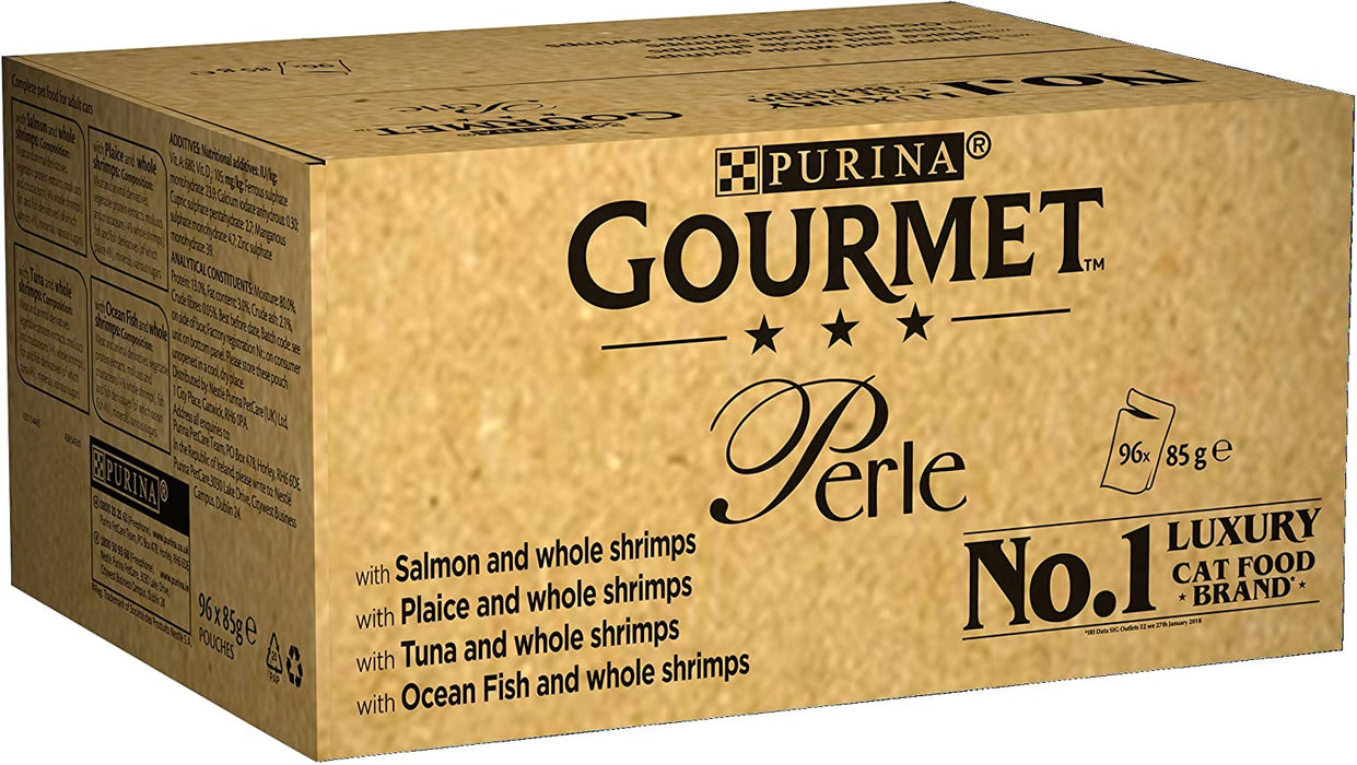 Gourmet Adult Perle Ocean Delicacies in Gravy Wet Cat Food
